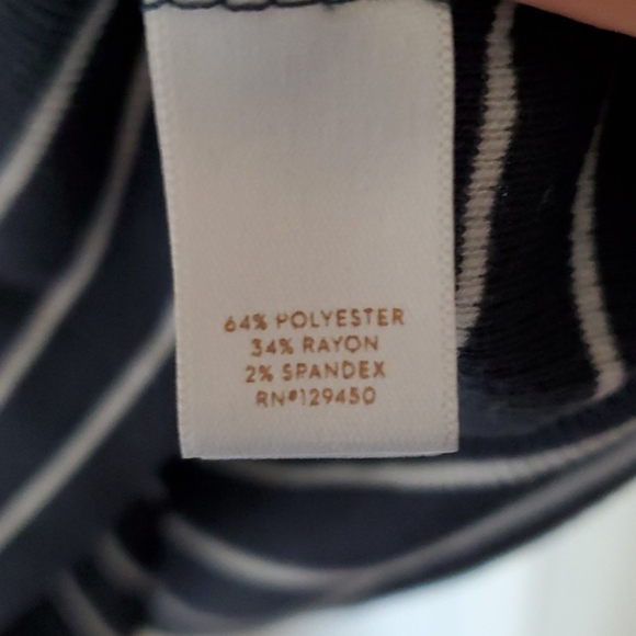 LC Lauren Conrad Gray & White Striped Dress - Picture 3 of 3